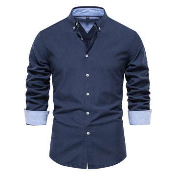 Camisa Oxford Clásica Algodón