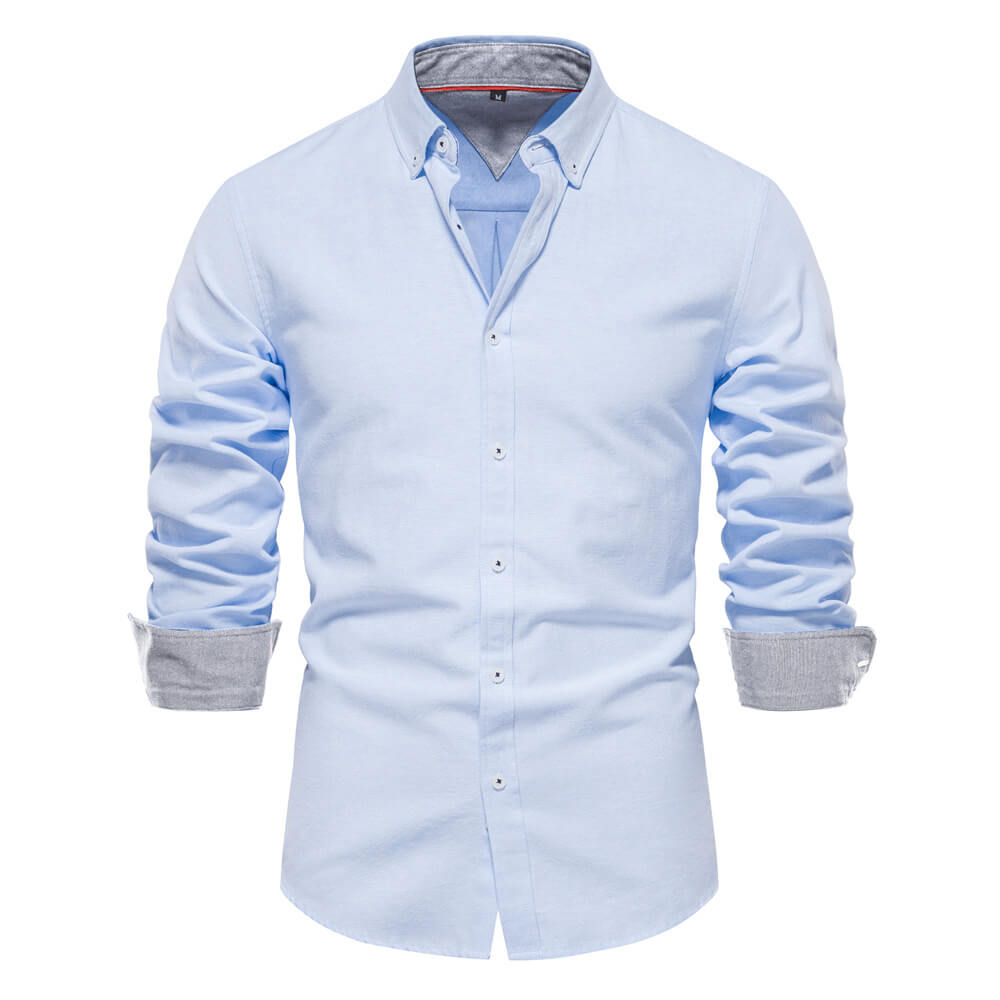 Camisa Oxford Clásica Algodón
