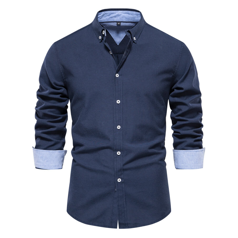 Camisa Oxford Clásica Algodón