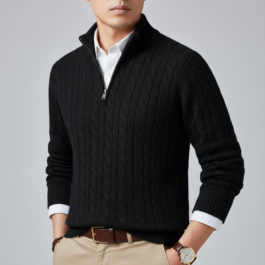 Zip Neck Sweater